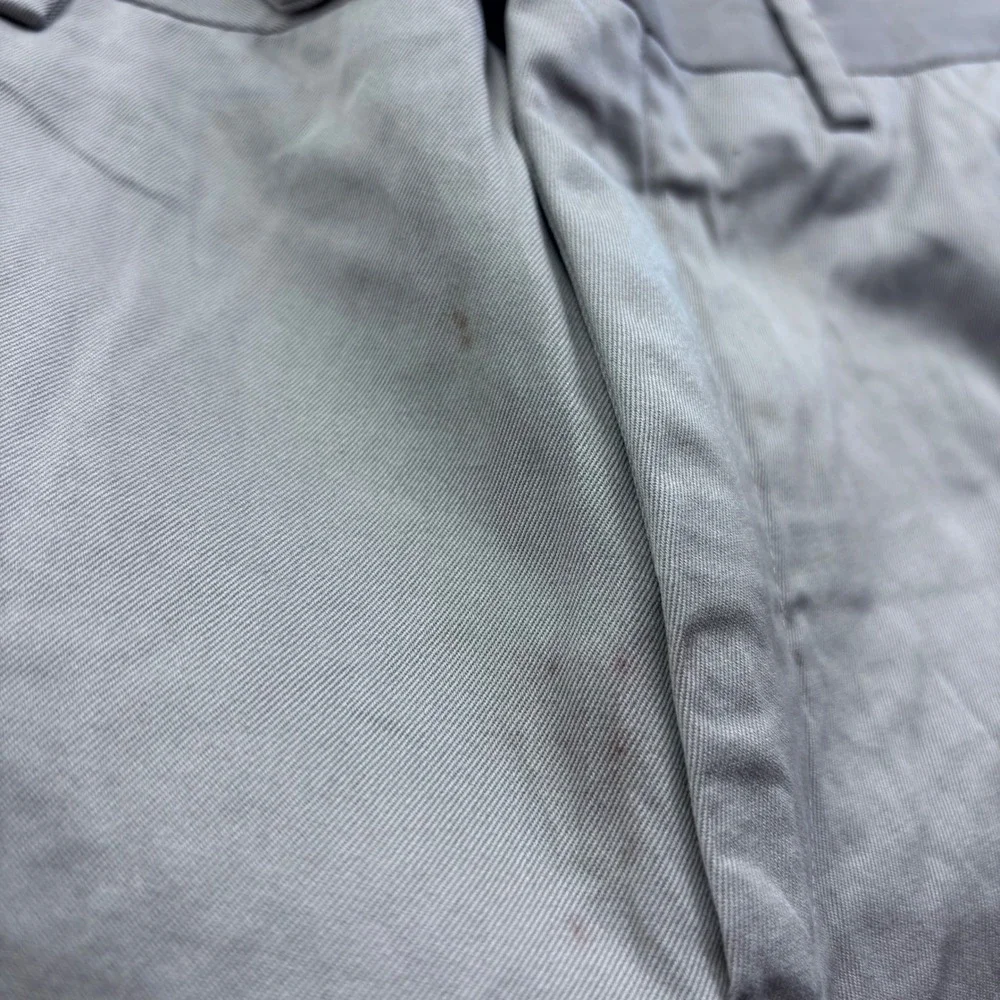 Lauren Ralph Lauren Slim Fit Chino Pants Tan Cotton Twill 33x26 Mens